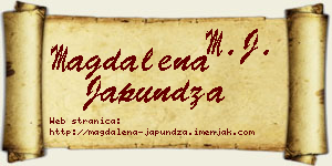 Magdalena Japundža vizit kartica